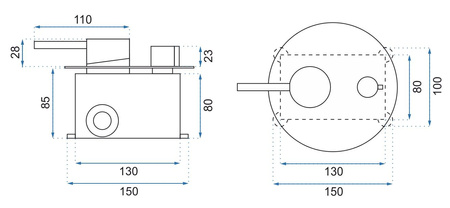 ZESTAW NATRYSKOWY PODTYNK LUNGO RÓŻOWE ZŁOTO + BOX