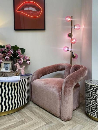 RICHMOND lampa podłogowa ZOLA różowa