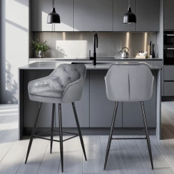 Hoker SALEM Szare Welurowe