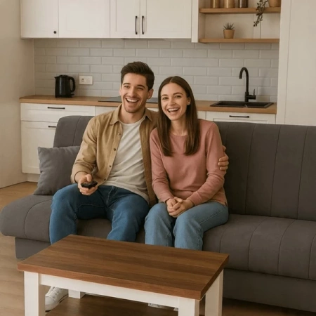 Zestaw 2x Sofa SIGMA Szara