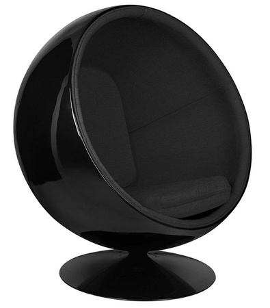 Fotel BALL BLACK czarny