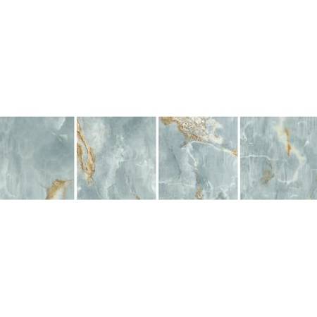 Imola The Room Onyx Aqua Blue Gold BLUE AQ6 120  RM MAT 120x120