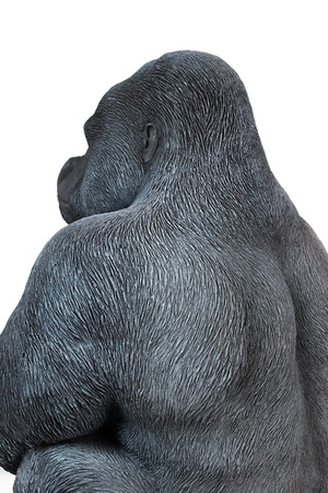 KARE dekoracja stojąca GORILLA XL 76cm czarna