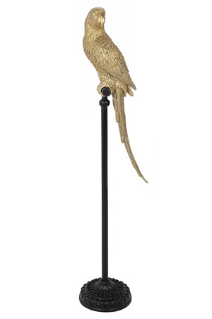 KARE dekoracja stojąca PARROT 116 cm złota