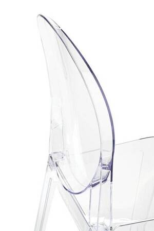 Krzesło barowe VICTORIA 65 cm transparentne