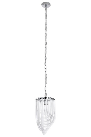 Lampa wisząca MURANO S chrom - szkło, metal