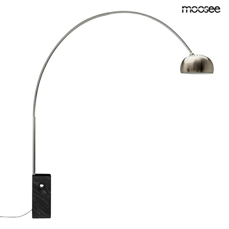 MOOSEE lampa podłogowa MARMO czarna