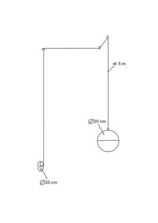 MOOSEE lampa ścienna BOWL czarna