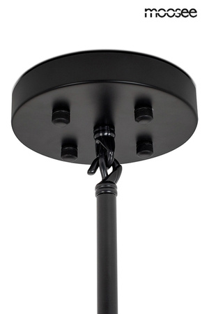 MOOSEE lampa wisząca CANDELABR 10 czarna