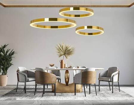 MOOSEE lampa wisząca RING LUXURY 50  złota