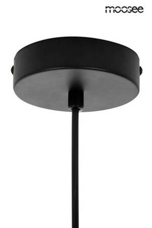 MOOSEE lampa wisząca SPINNER 19 czarna