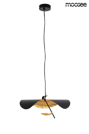 MOOSEE lampa wisząca STING RAY 40 czarna / złota