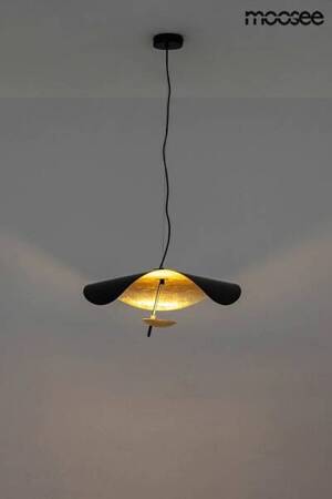 MOOSEE lampa wisząca STING RAY 40 czarna / złota