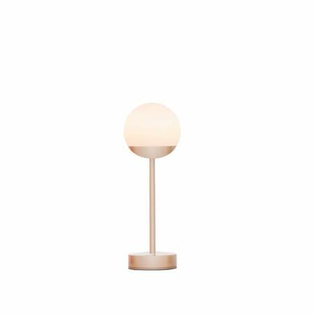 NEW GARDEN lampa stołowa NORAI SLIM 35 BATTERY rose gold